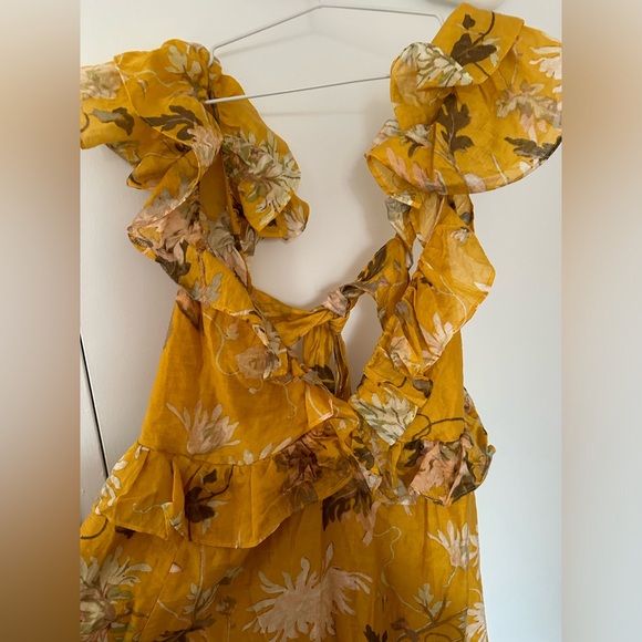H&M Ruffle Floral Dress NWOT - Picture 4 of 5